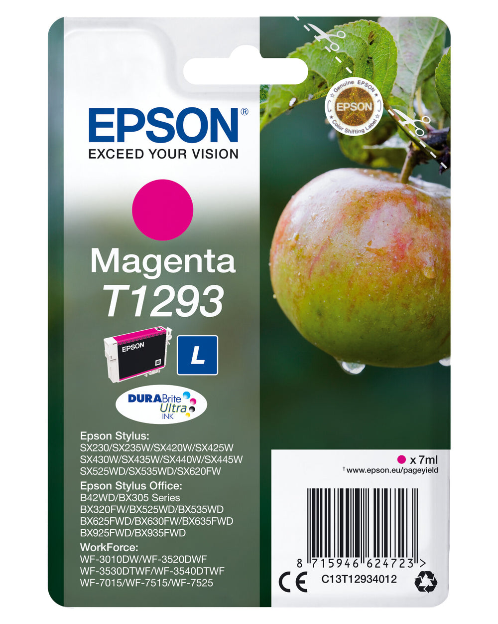 Epson Apple Enpack magenta T1293 DURABrite Ultra-bläck