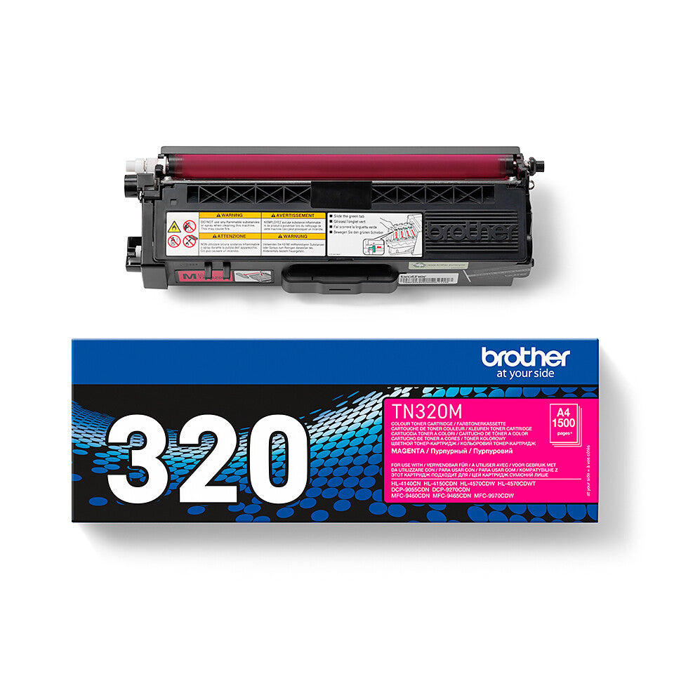 Brother TN-320M Tonerkassett 1 styck Original Magenta