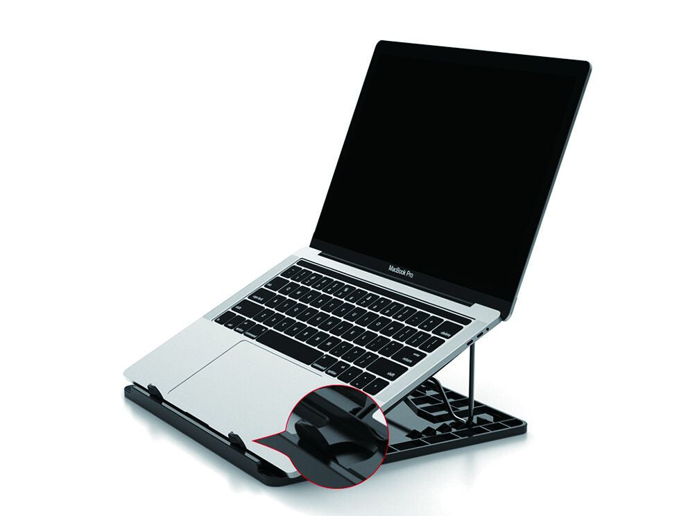 Conceptronic ERGO Laptop Cooling Stand Ställ till bärbara datorer Svart 39,6 cm (15.6")