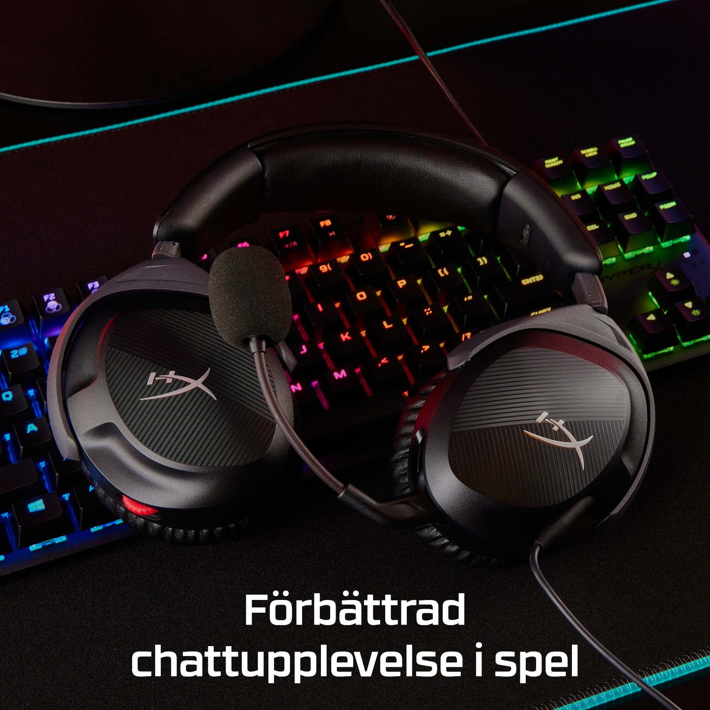 HyperX Cloud Stinger 2 – gaming-headset (svart)