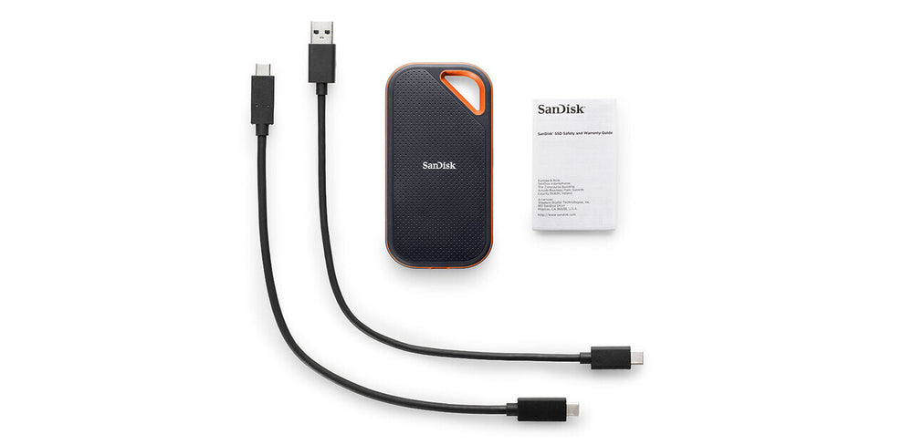 SanDisk Extreme PRO 4 TB Svart, Orange