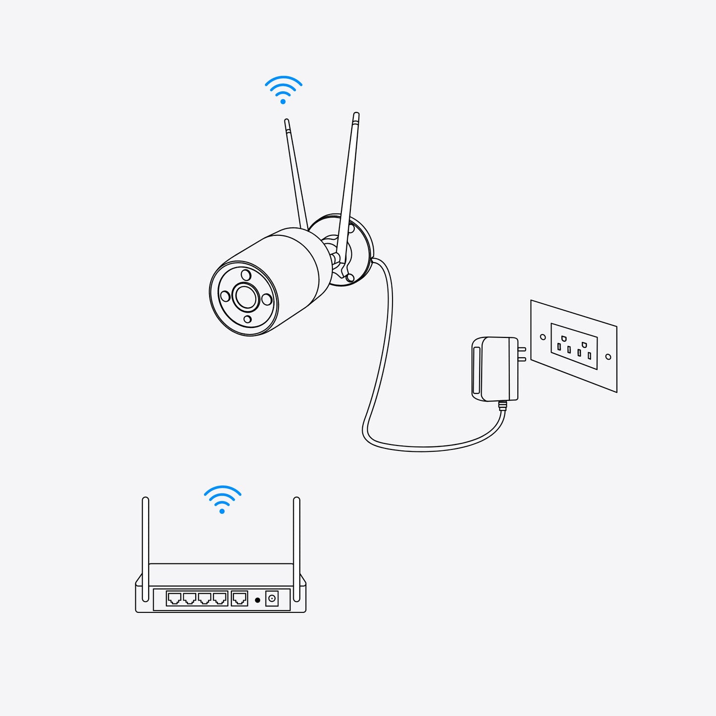 Reolink W430 Kupol-formad IP-säkerhetskamera Utomhus 3840 x 2160 pixlar Vägg