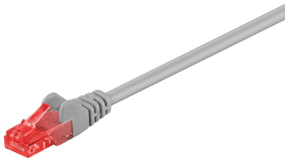 Goobay 68409 nätverkskablar Grå 3 m Cat6 U/UTP (UTP)