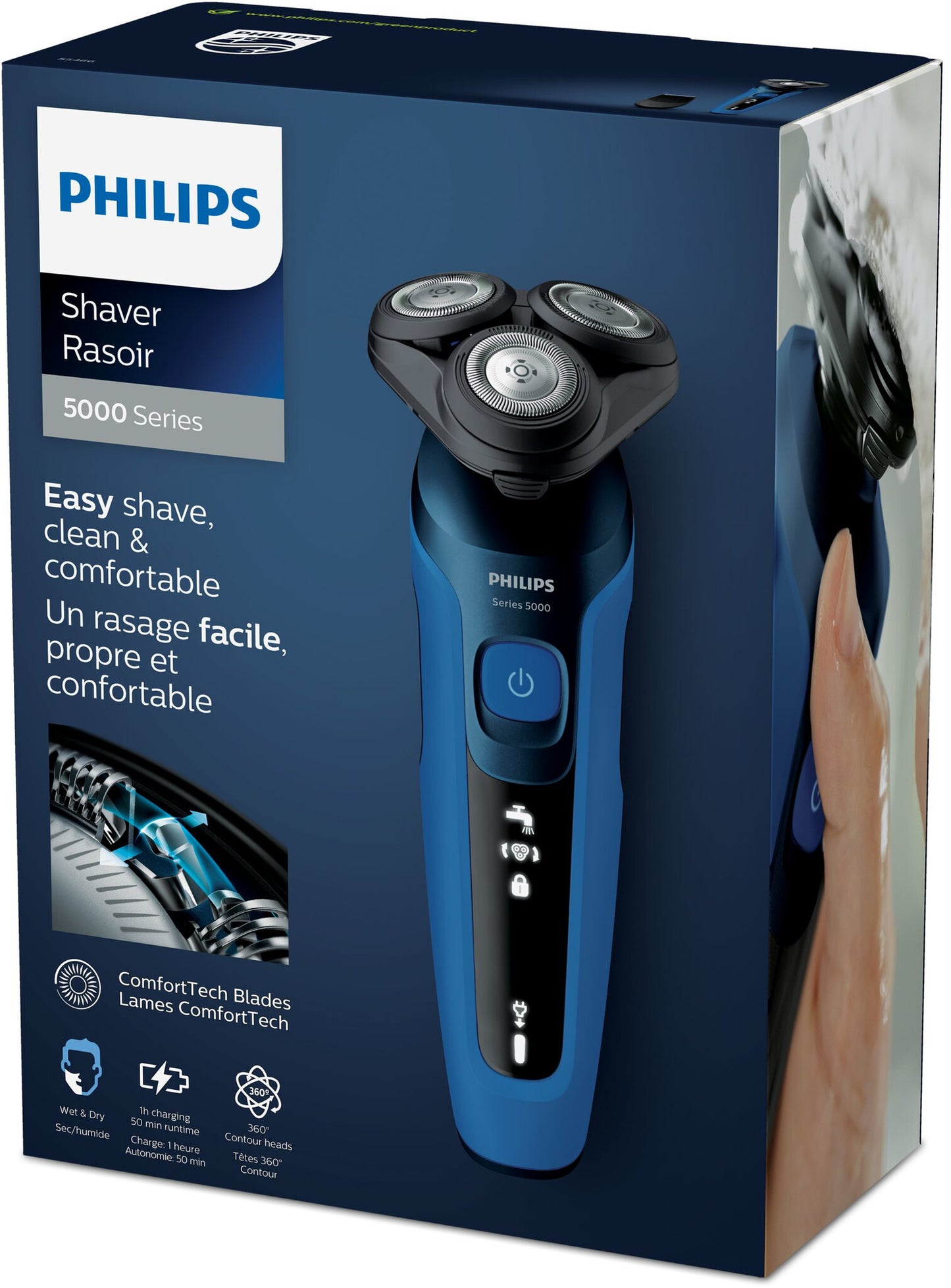 Philips SHAVER Series 5000 S5466/17 Rakapparat för våt- och torrakning