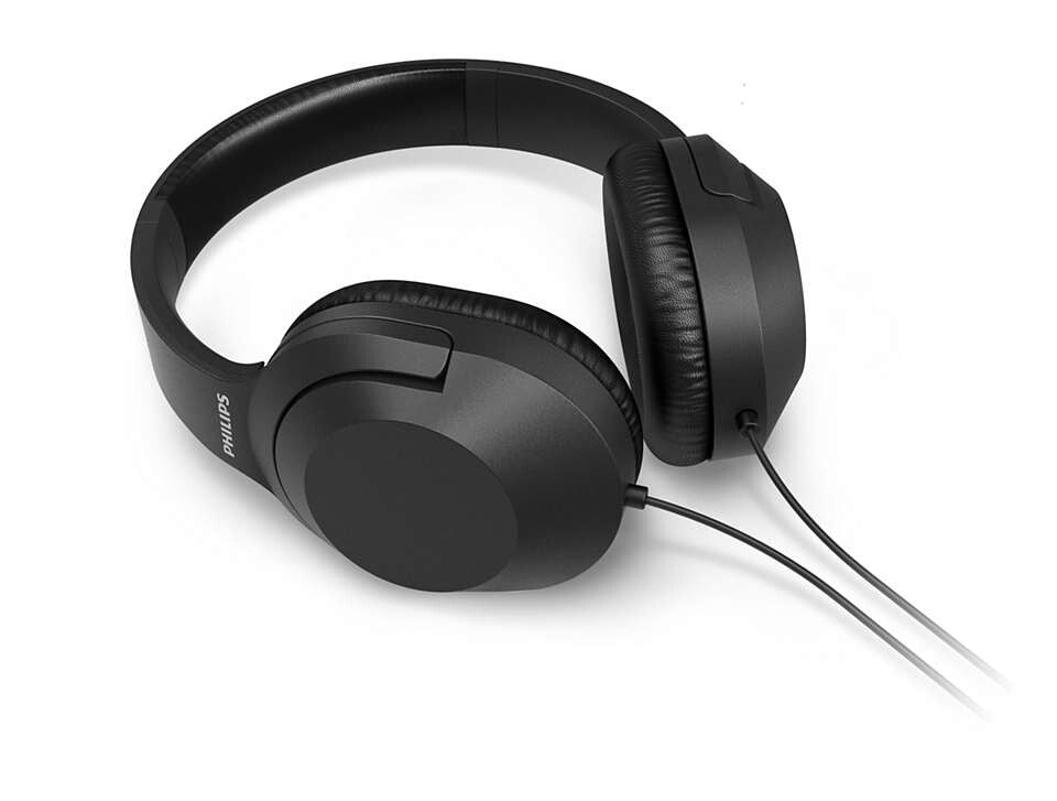 Philips TAH2005BK/00 hörlur och headset Hörlurar Kabel Huvudband Musik Svart