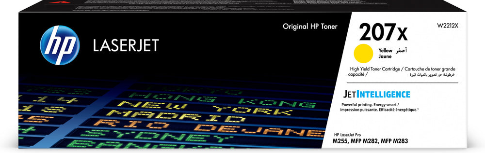 HP 207X gul original LaserJet-tonerkassett med hög kapacitet