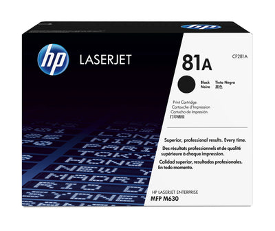 HP 81A svart original LaserJet tonerkassett