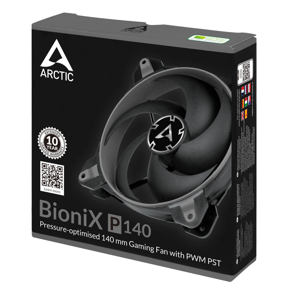 ARCTIC BioniX P140 Datorväska Fan 14 cm Grå