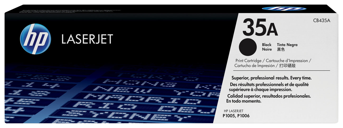 HP 35A svart original LaserJet tonerkassett