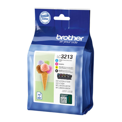 Brother LC3213VALDR bläckpatroner 4 styck Original Svart, Cyan, Magenta, Gul