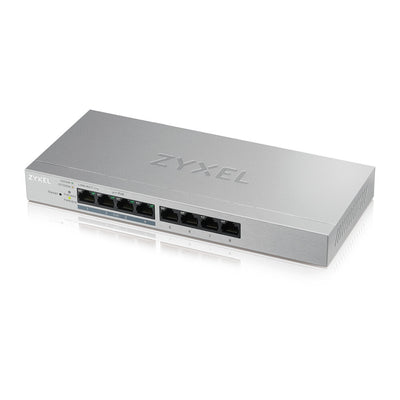 Zyxel GS1200-8HP v2 hanterad Gigabit Ethernet (10/100/1000) Strömförsörjning via Ethernet (PoE) stöd Grå