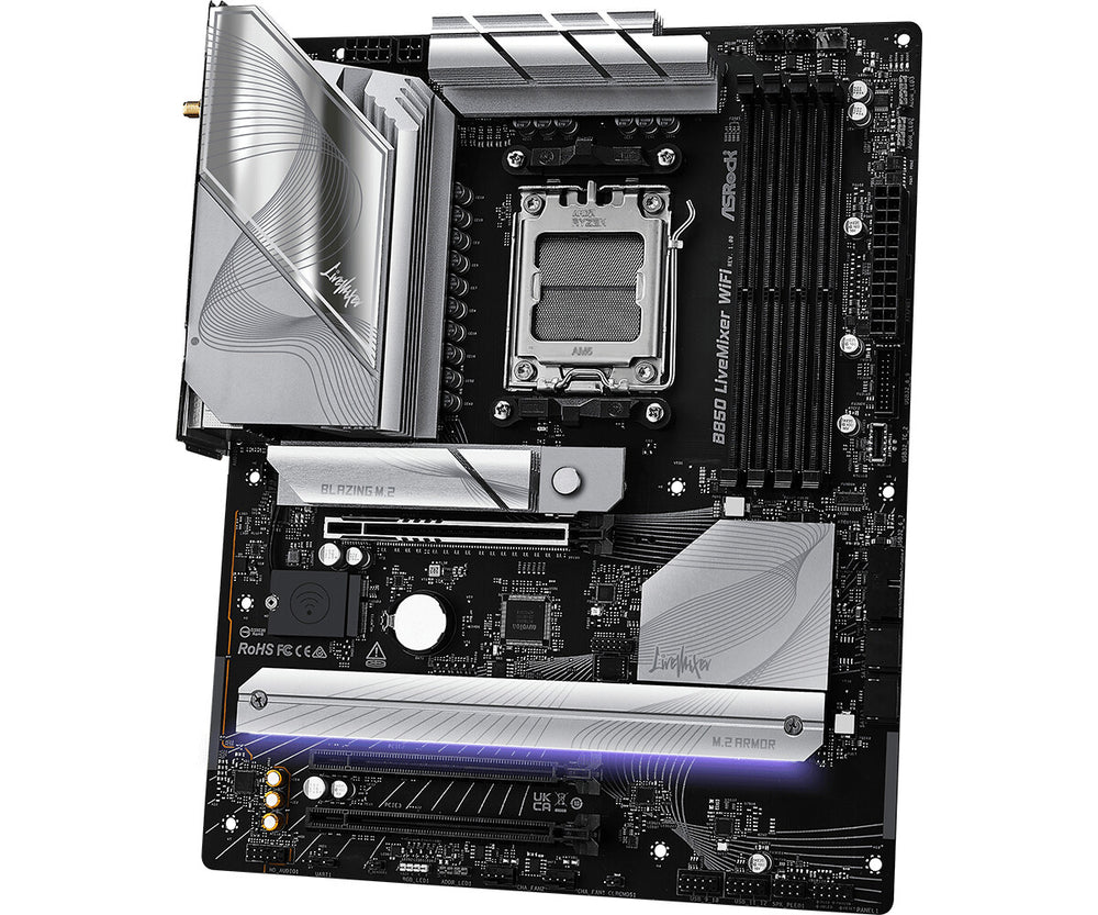 Asrock B850 LiveMixer WiFi AMD B850 AM5-sockel ATX