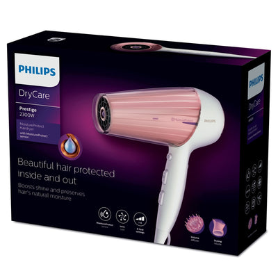 Philips DryCare HP8281/00 hårfön 2300 W Rosa, Vit