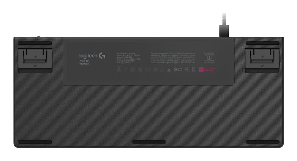 Logitech G G515 tangentbord Spela USB QWERTY Amerikanskt internationellt Svart