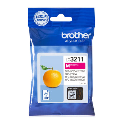 Brother LC3211M bläckpatroner 1 styck Original Magenta
