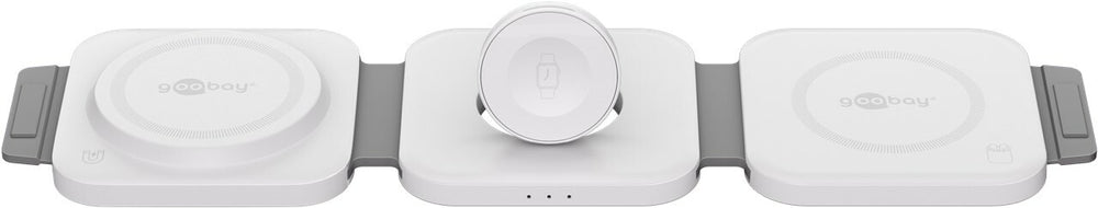 Goobay 65312 mobilladdare Universal Vit USB Trådlös laddning inomhus