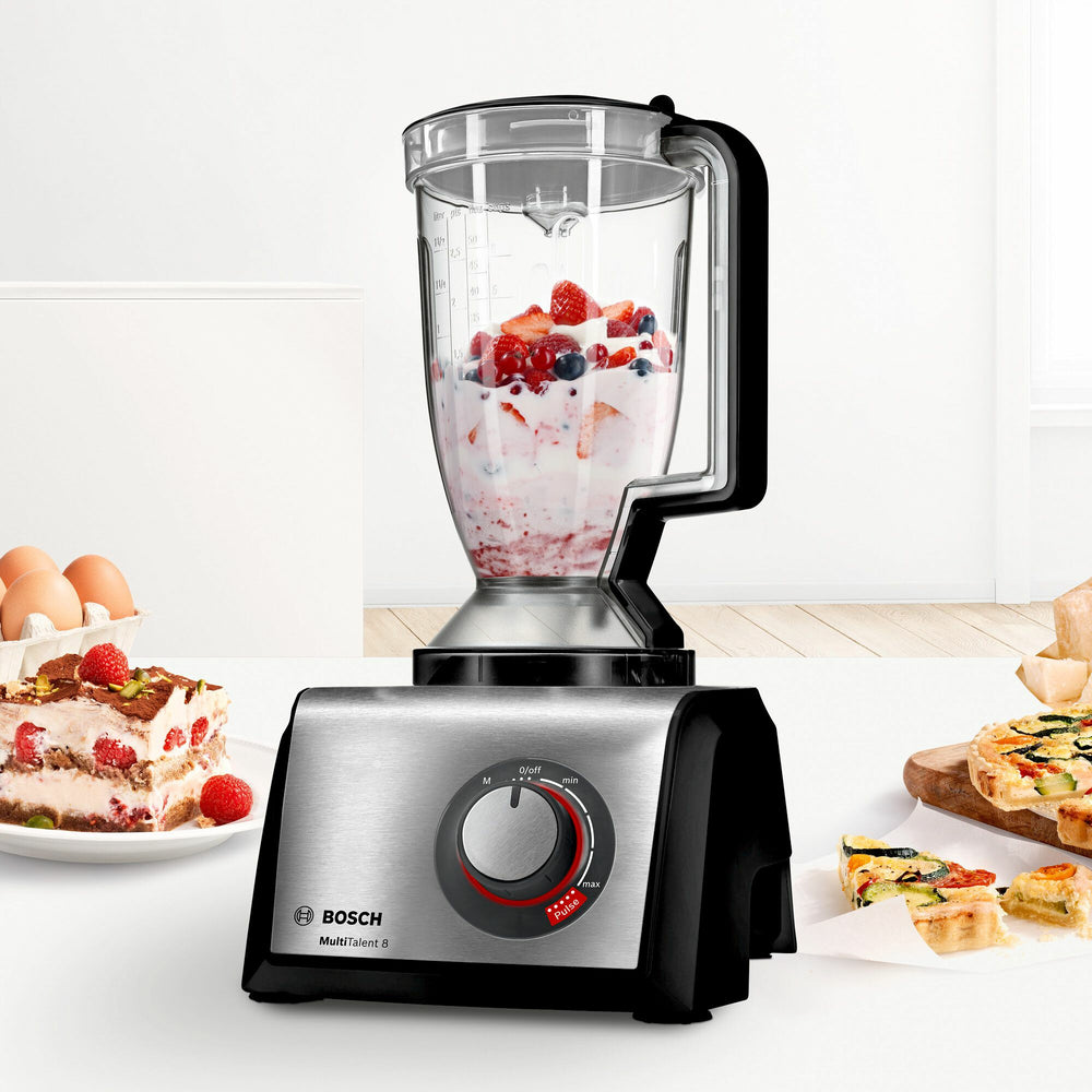 Bosch MC812M844 matberedare 1250 W 3,9 l Svart, Rostfritt stål