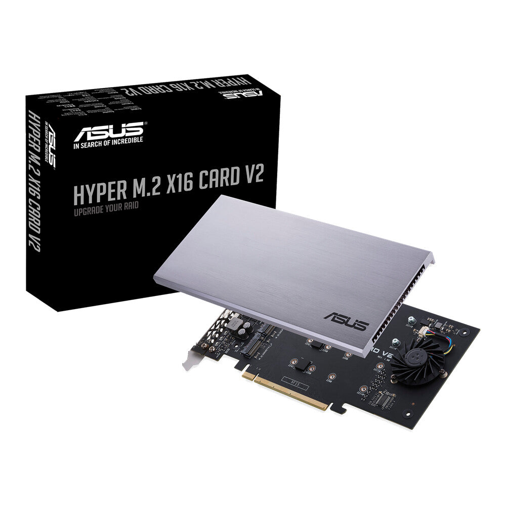 ASUS HYPER M.2 X16 CARD V2 nätverkskort/adapters Intern