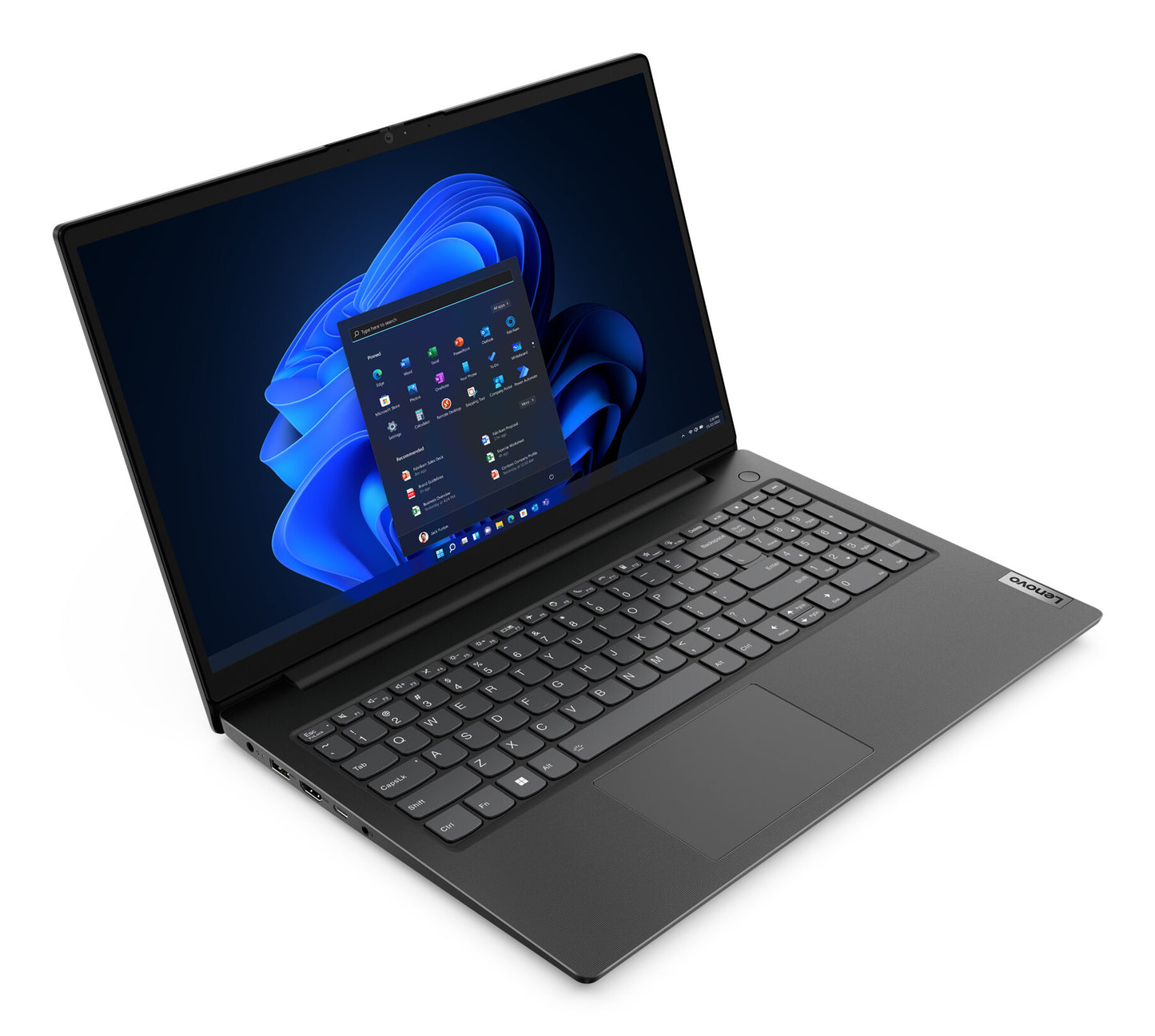 Lenovo V V15 Intel® Core™ i5 i5-1235U Bärbar dator 39,6 cm (15.6") Full HD 16 GB DDR4-SDRAM 256 GB SSD Wi-Fi 5 (802.11ac) Windows 11 Pro Svart