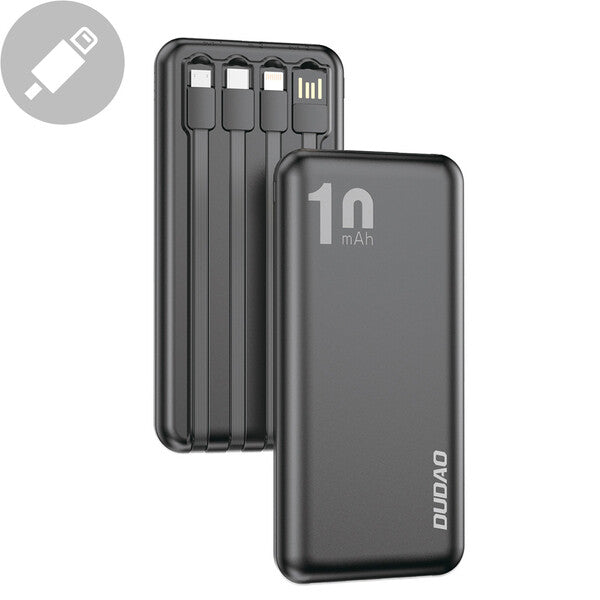 DUDAO K6Pro Powerbank 10000mAh Black Svart