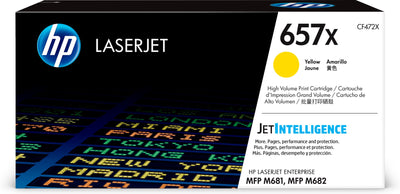HP 657X gul original LaserJet-tonerkassett med hög kapacitet