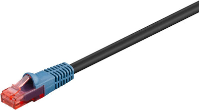 Goobay 94395 nätverkskablar Svart 50 m Cat6 U/UTP (UTP)
