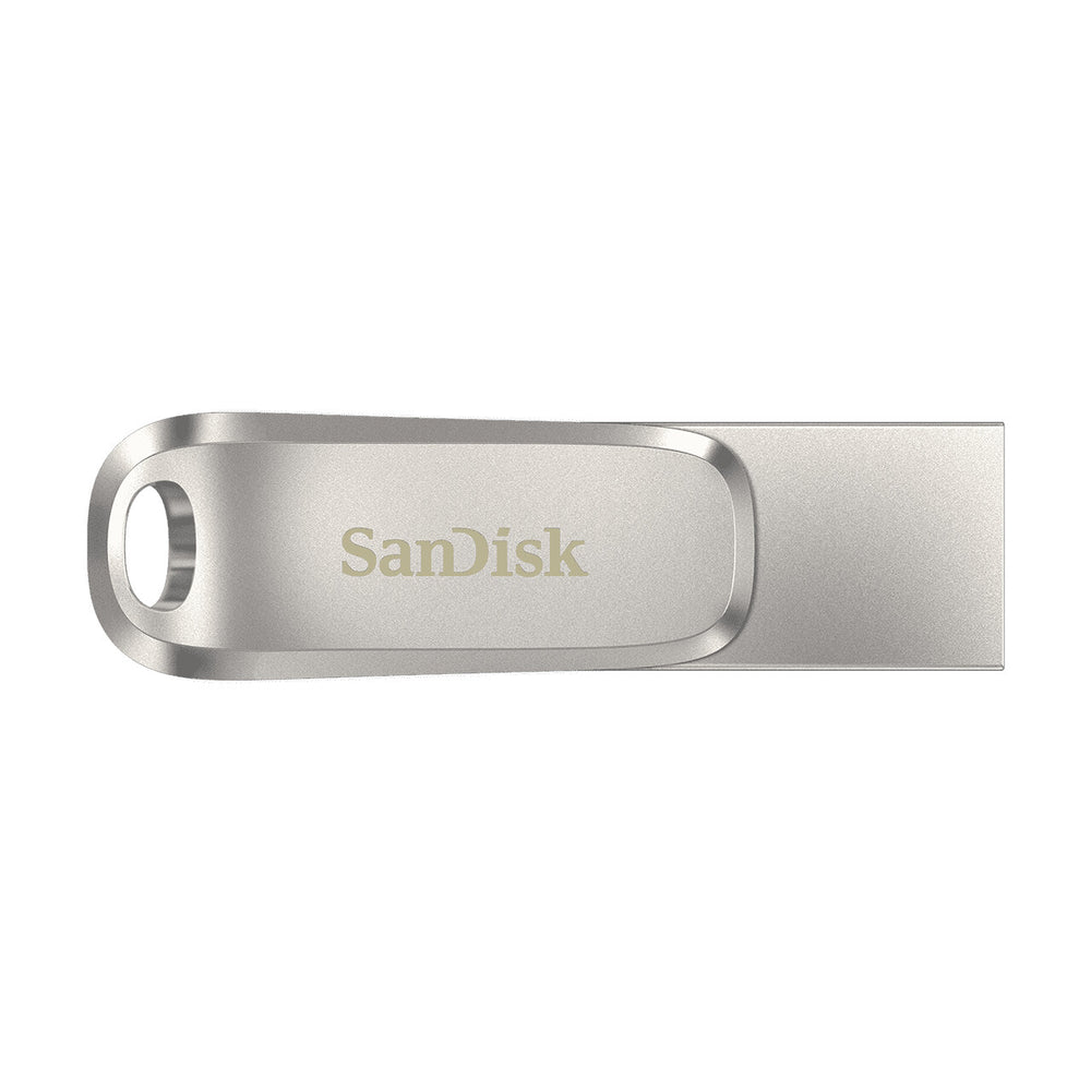 SanDisk Ultra Dual Drive Luxe USB-sticka 128 GB USB Type-A / USB Type-C 3.2 Gen 1 (3.1 Gen 1) Rostfritt stål