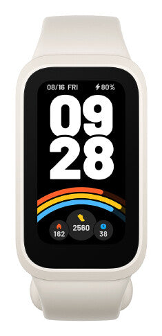 Xiaomi Smart Band 9 Active TFT Armband med aktivitetsspårare 3,73 cm (1.47") Beige, Vit