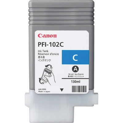 Canon PFI-102C bläckpatroner Original Cyan