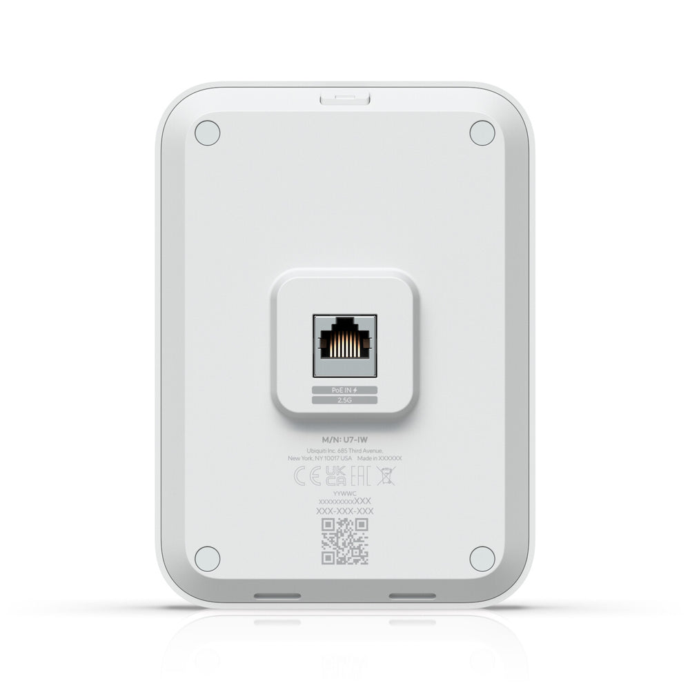 Ubiquiti U7 In-Wall 4300 Mbit/s Vit Strömförsörjning via Ethernet (PoE) stöd