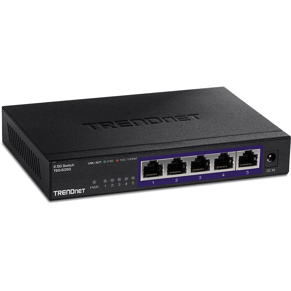 Trendnet TEG-S380 nätverksswitchar Ohanterad Gigabit Ethernet (10/100/1000) Svart