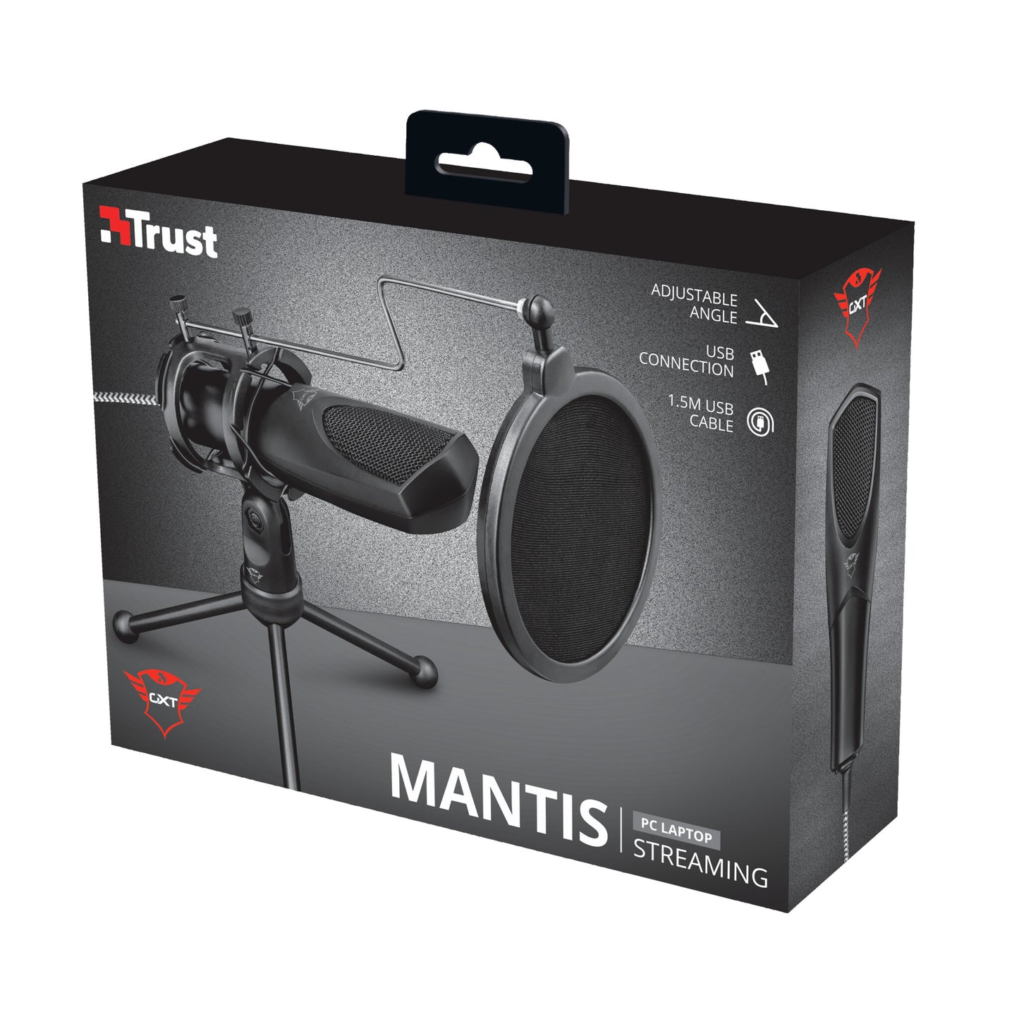 Trust GXT 232 Mantis Svart Mikrofon till PC