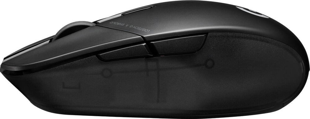 Logitech G G303 Shroud Edition datormöss Spela högerhand Trådlös RF + Bluetooth Optisk 25600 DPI