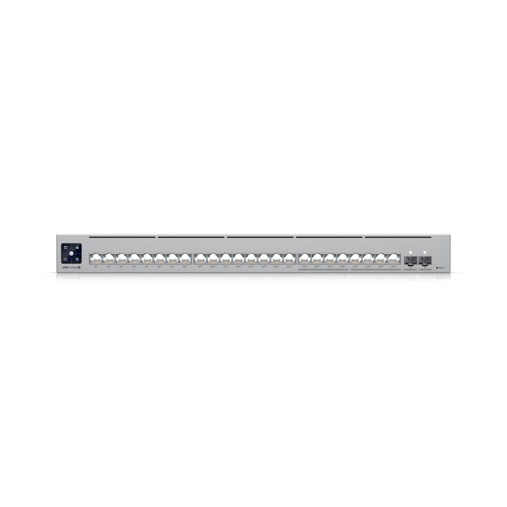 Ubiquiti USW-Pro-Max-24-PoE L3 2.5G Ethernet (100/1000/2500) Strömförsörjning via Ethernet (PoE) stöd Grå