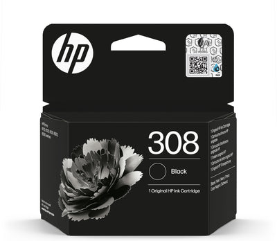 HP 308 svart originalbläckpatron EU