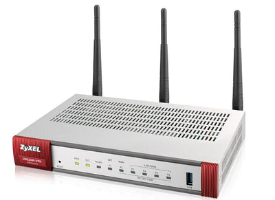 Zyxel USG20W-VPN-EU0101F trådlös router Gigabit Ethernet Dual-band (2,4 GHz / 5 GHz) Grå, Röd