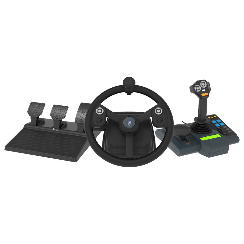 Hori HPC-043U spelkonsoler Svart USB Ratt + pedaler + joystick PC