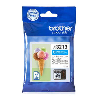Brother LC3213C bläckpatroner 1 styck Original Cyan