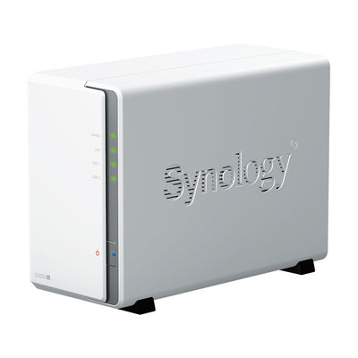 Synology DiskStation DS223J NAS- & lagringsservrar Skrivbord Realtek RTD1619B 1 GB DDR4 DiskStation Manager Vit