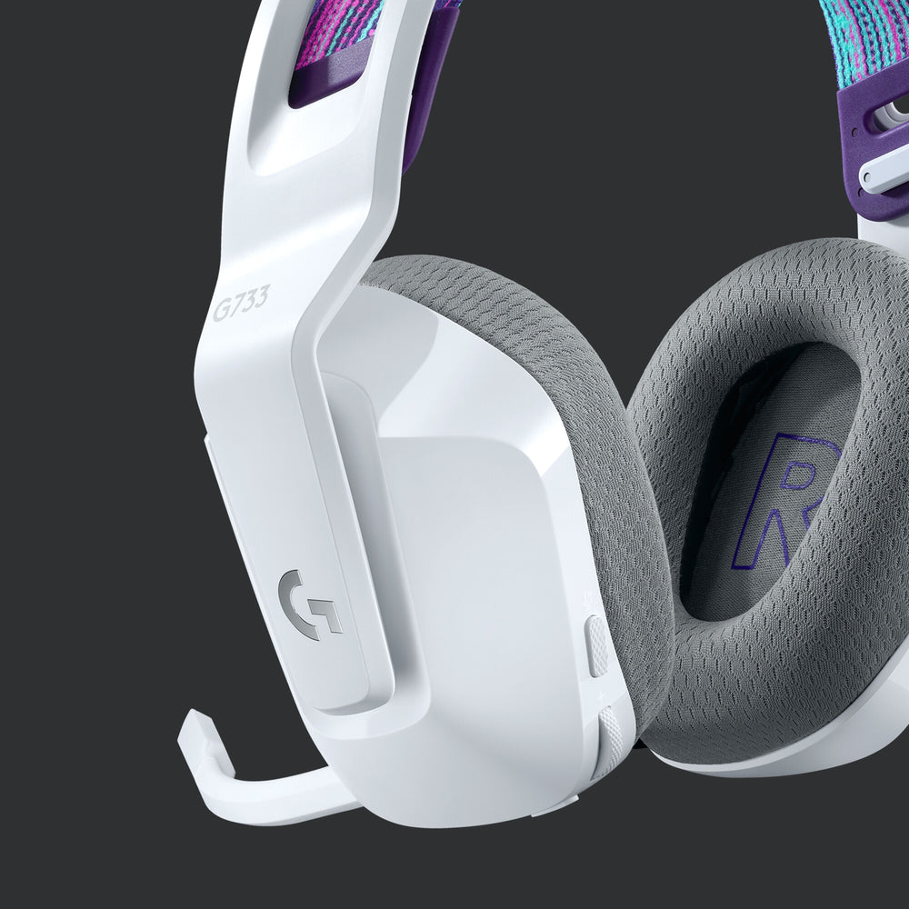 Logitech G G733 Headset Trådlös Huvudband Spela Vit