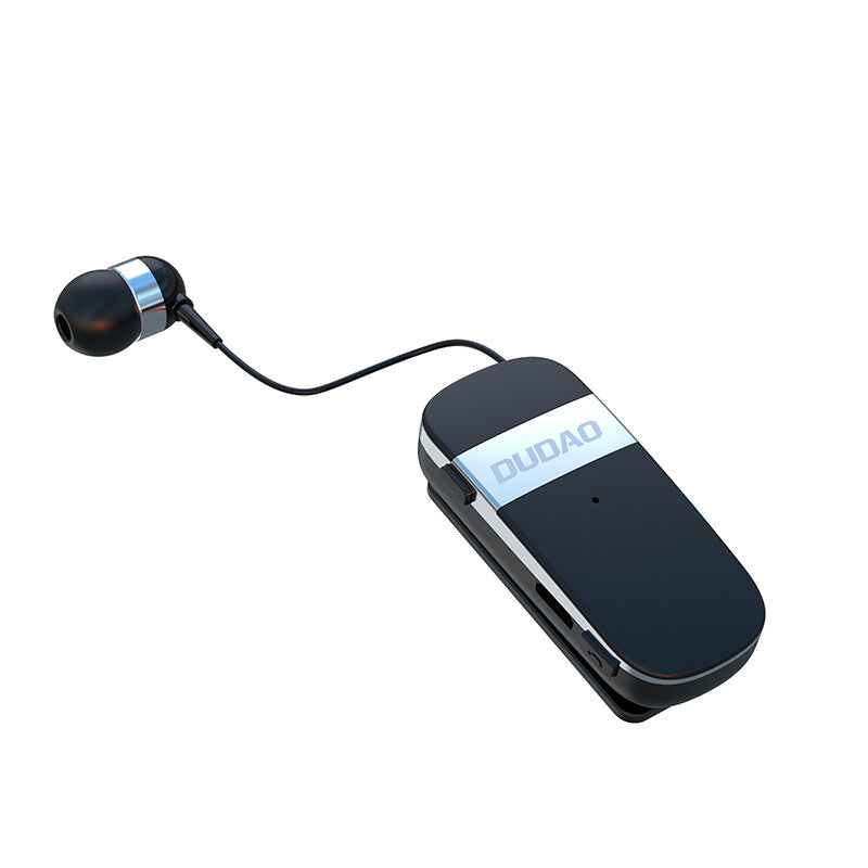DUDAO GU9 Extendable Wiring Bluetooth Earphone Hörlurar Trådlös I öra Samtal/musik Svart
