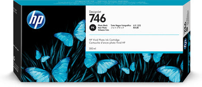 HP 746 300 ml fotosvart DesignJet-bläckpatron