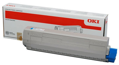 OKI 44844507 Tonerkassett 1 styck Original Cyan
