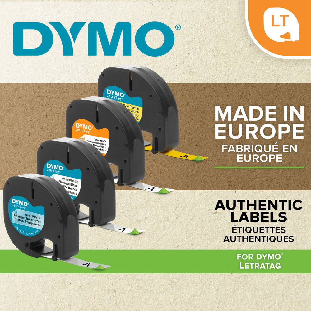 DYMO LT Påstrykbara på tyg