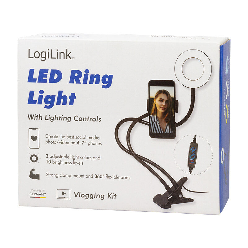 LogiLink AA0150 ljusringar 24 LED