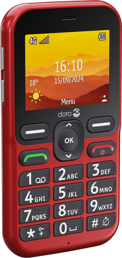 Doro Leva L11 6,1 cm (2.4") 118 g Röd Funktionstelefon
