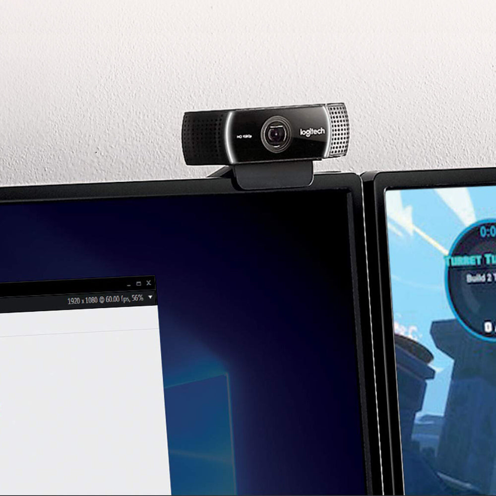 Logitech 960-001088 webbkameror 1920 x 1080 pixlar USB Svart