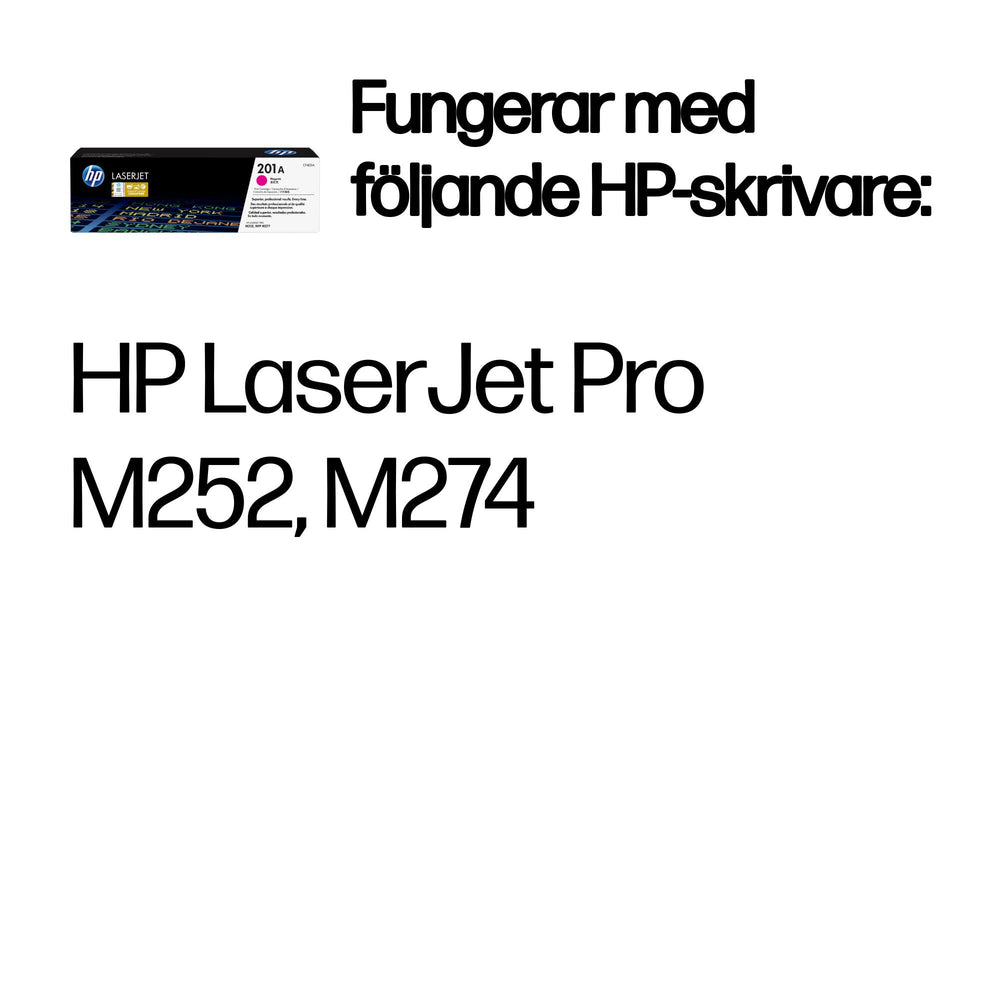 HP 201A magenta original LaserJet-tonerkassett