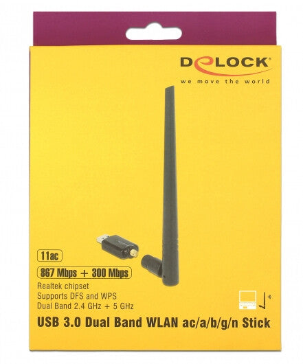 DeLOCK 12535 nätverkskort RF Trådlös