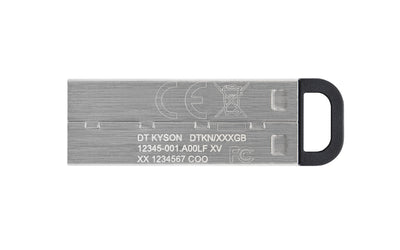 Kingston Technology DataTraveler Kyson USB-sticka 128 GB USB Type-A 3.2 Gen 1 (3.1 Gen 1) Silver